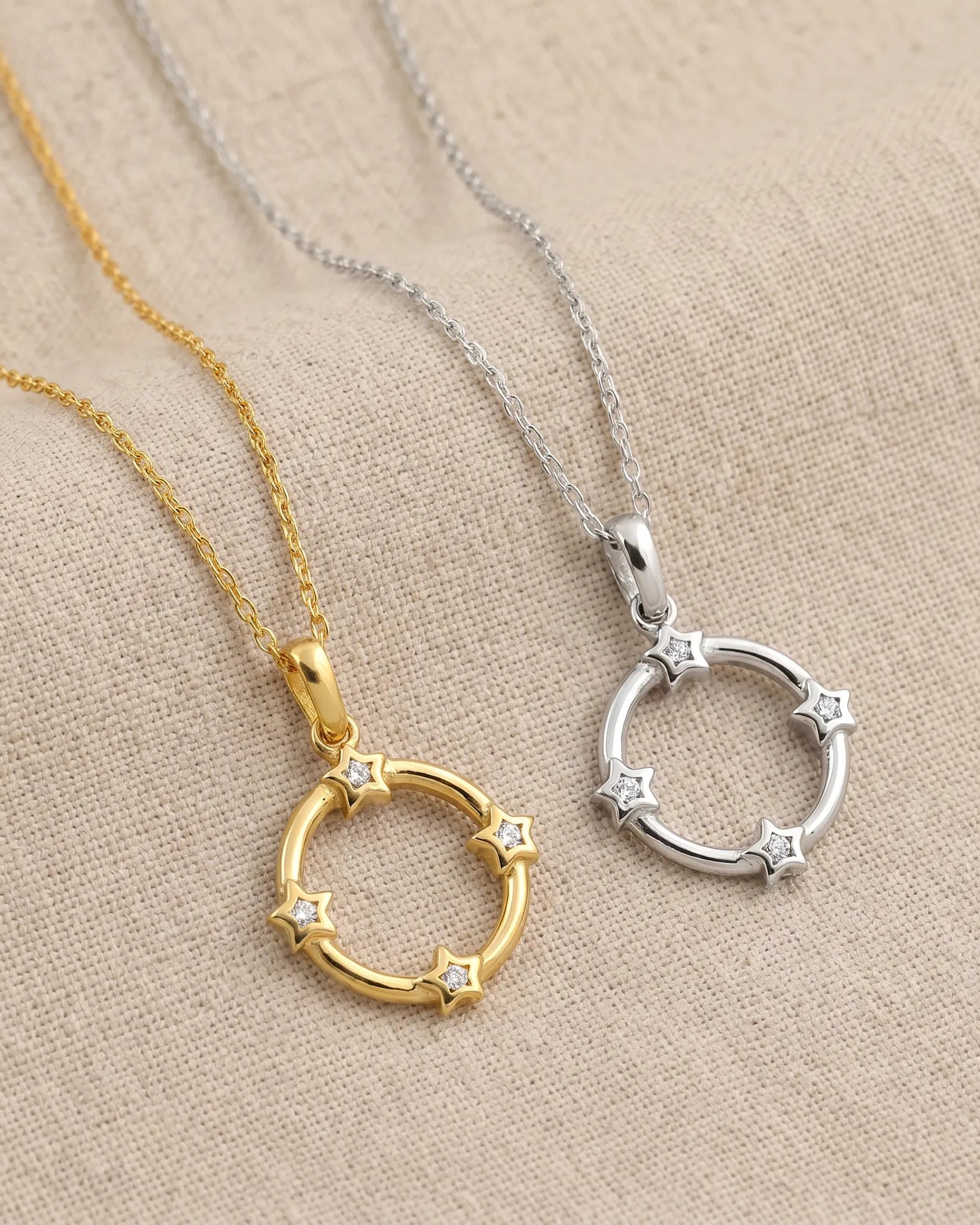 Star Circle Pendant