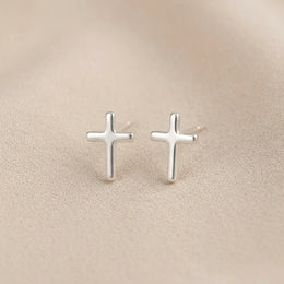 Cross Stud Earrings