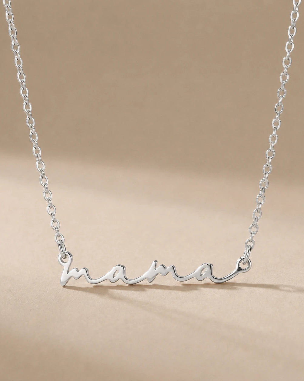Mama Necklace in 18ct Gold, Gold Vermeil & Sterling Silver