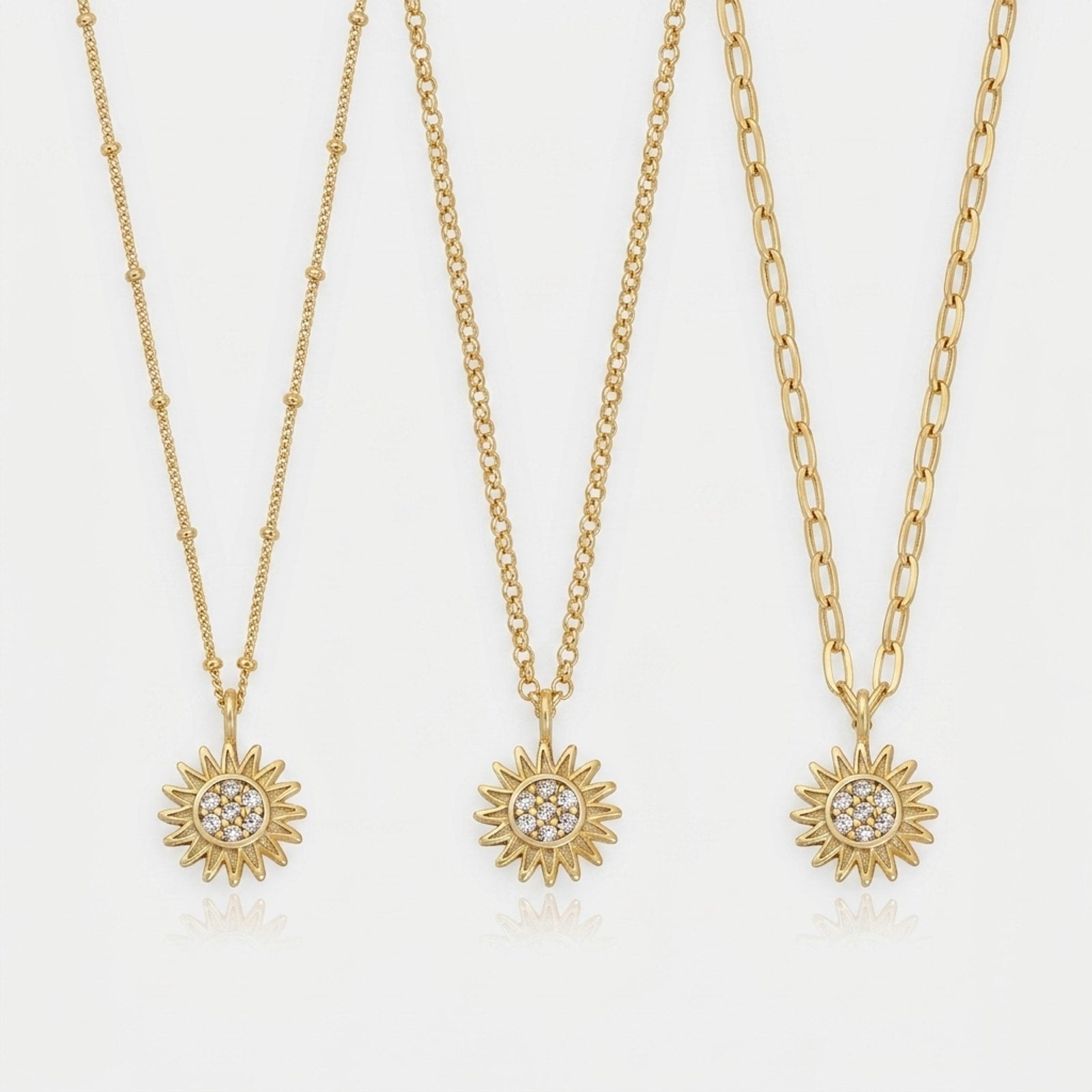 Sunlight Charm Necklace & Bracelet