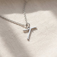 T Initial Necklace