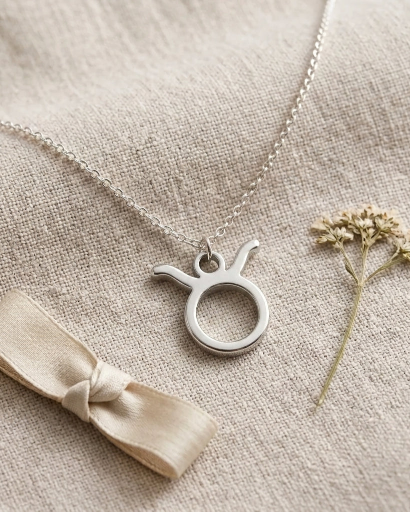Taurus Zodiac Necklace | Star Sign Pendant, Gold & Silver