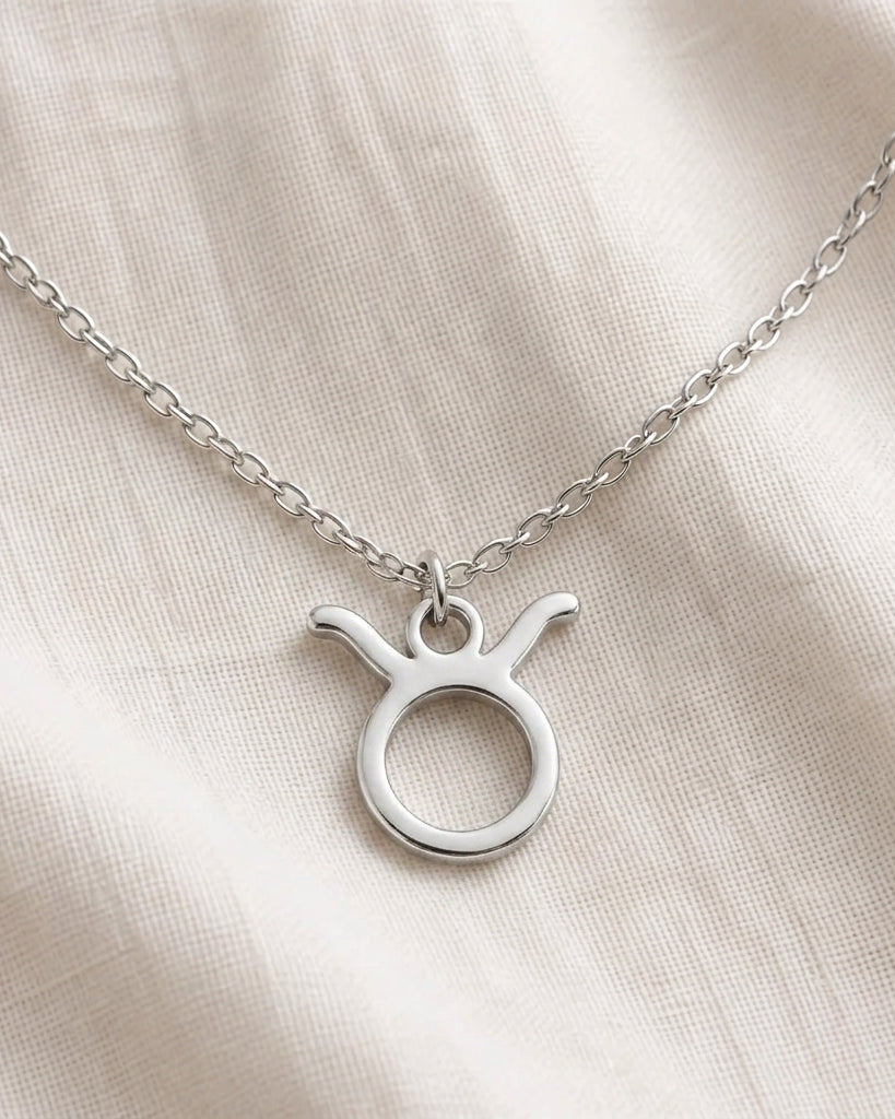 Taurus Zodiac Necklace | Star Sign Pendant, Gold & Silver