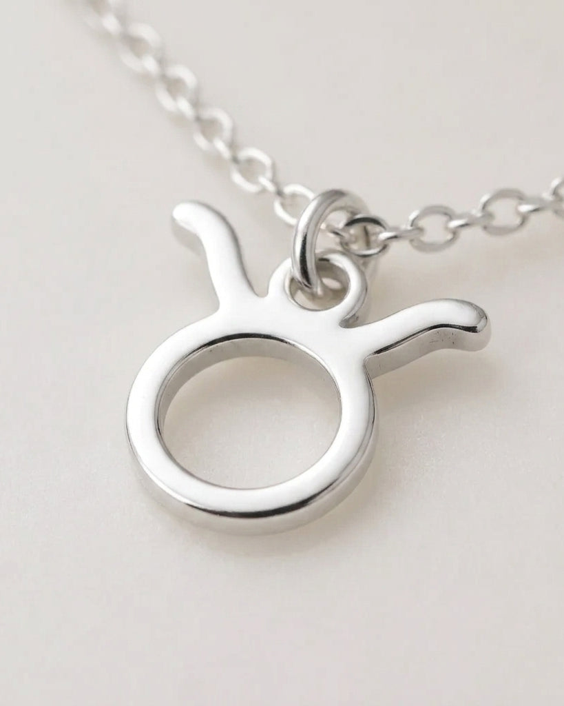Taurus Zodiac Necklace | Star Sign Pendant, Gold & Silver