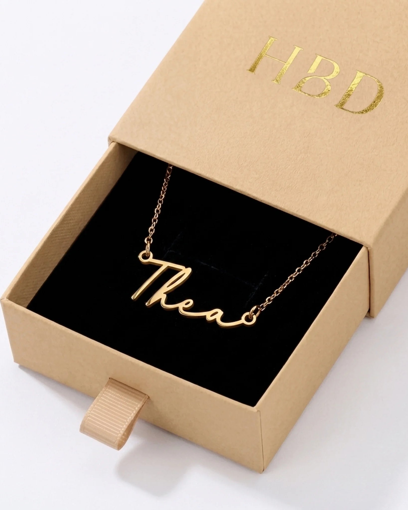 Thea Name Necklace | 18ct Gold, Silver & Vermeil | Ready to Ship