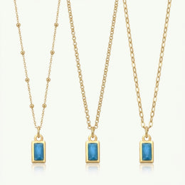 Turquoise Charm Necklace & Bracelet