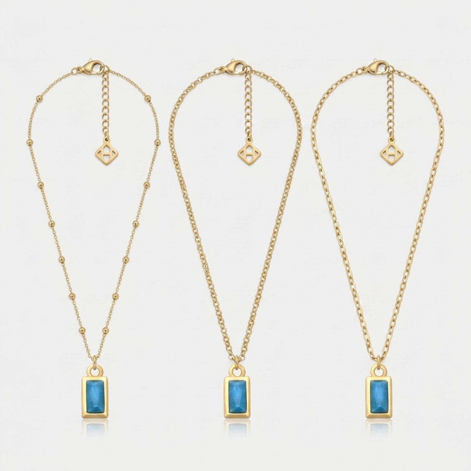Turquoise Charm Necklace & Bracelet