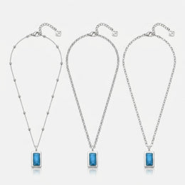 Turquoise Charm Necklace & Bracelet