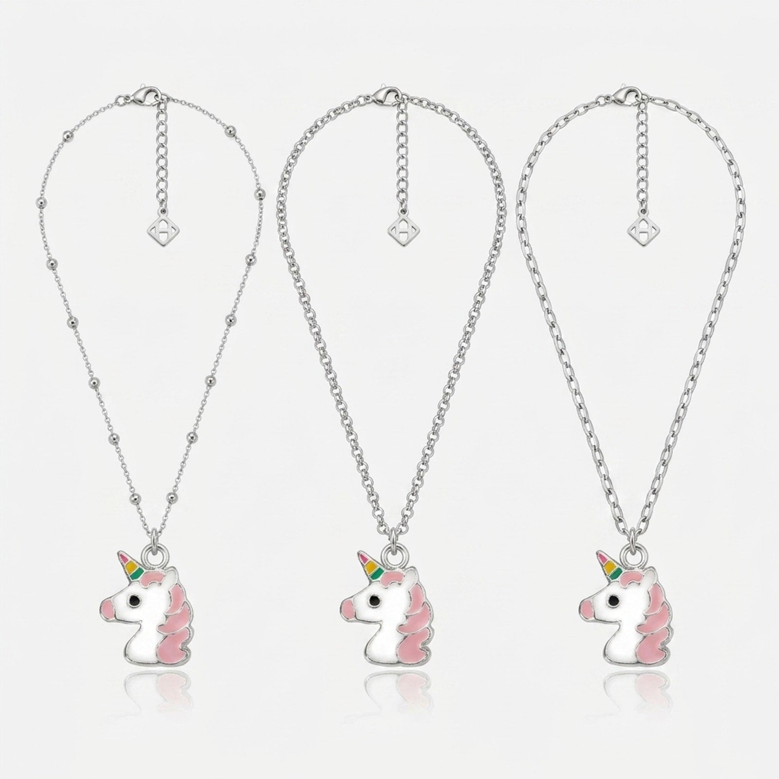Unicorn Charm Necklace & Bracelet