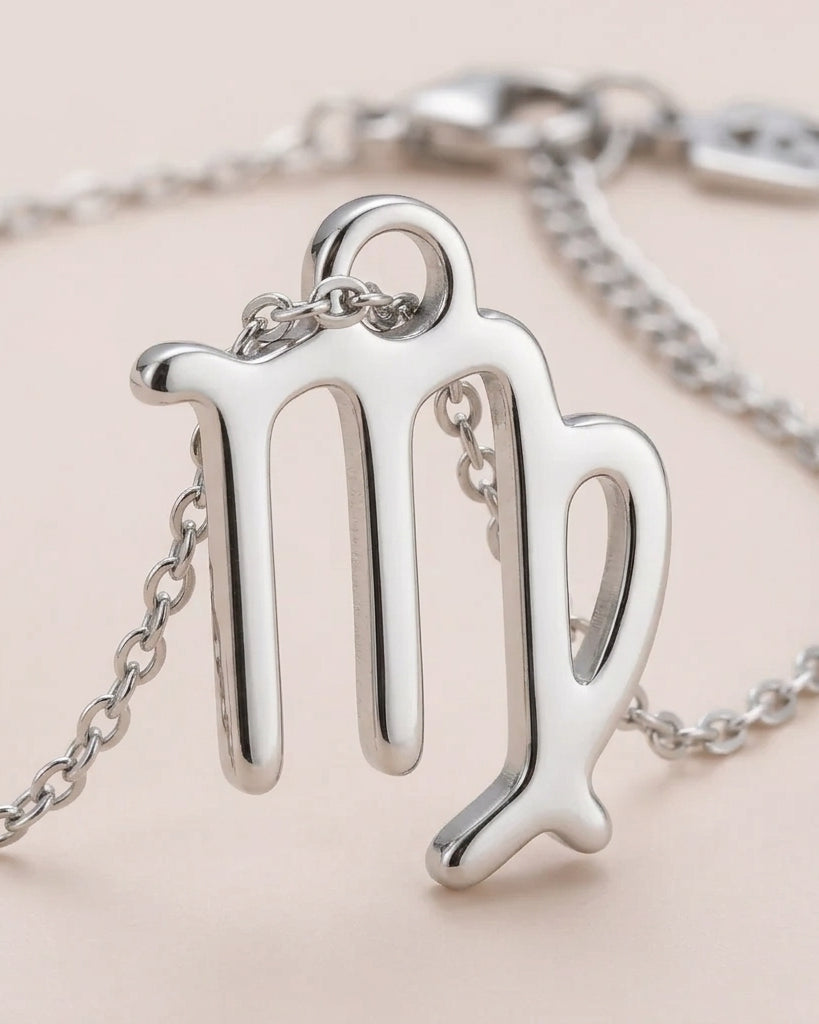 Virgo Zodiac Bracelet | Star Sign Charm, Gold & Silver