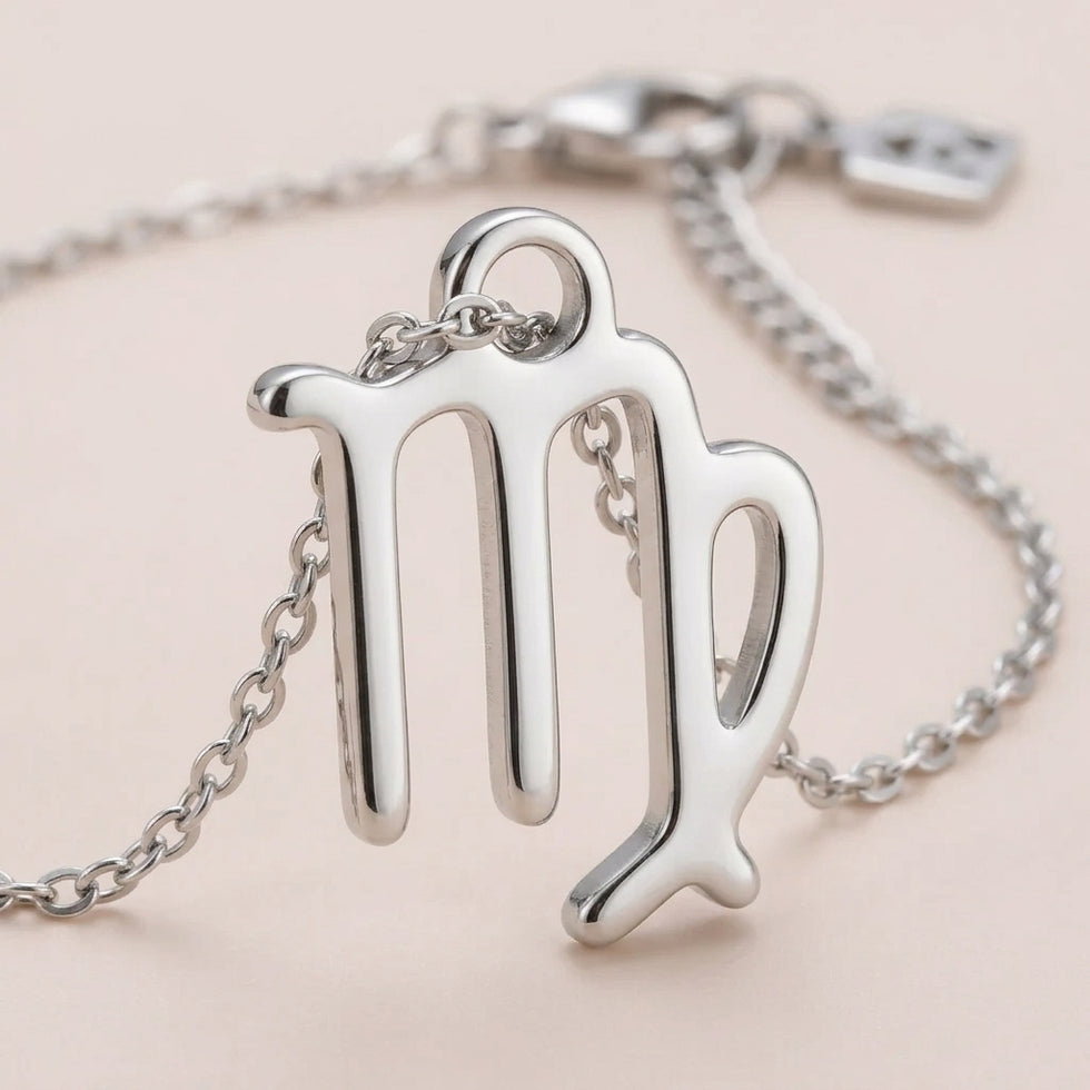 Virgo Zodiac Bracelet | Star Sign Charm, Gold & Silver