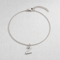 Bracelet avec initiale Z