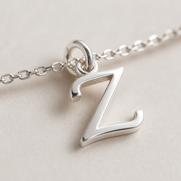 Z Bracelet | Initial & Letter Z Charm, Gold & Silver