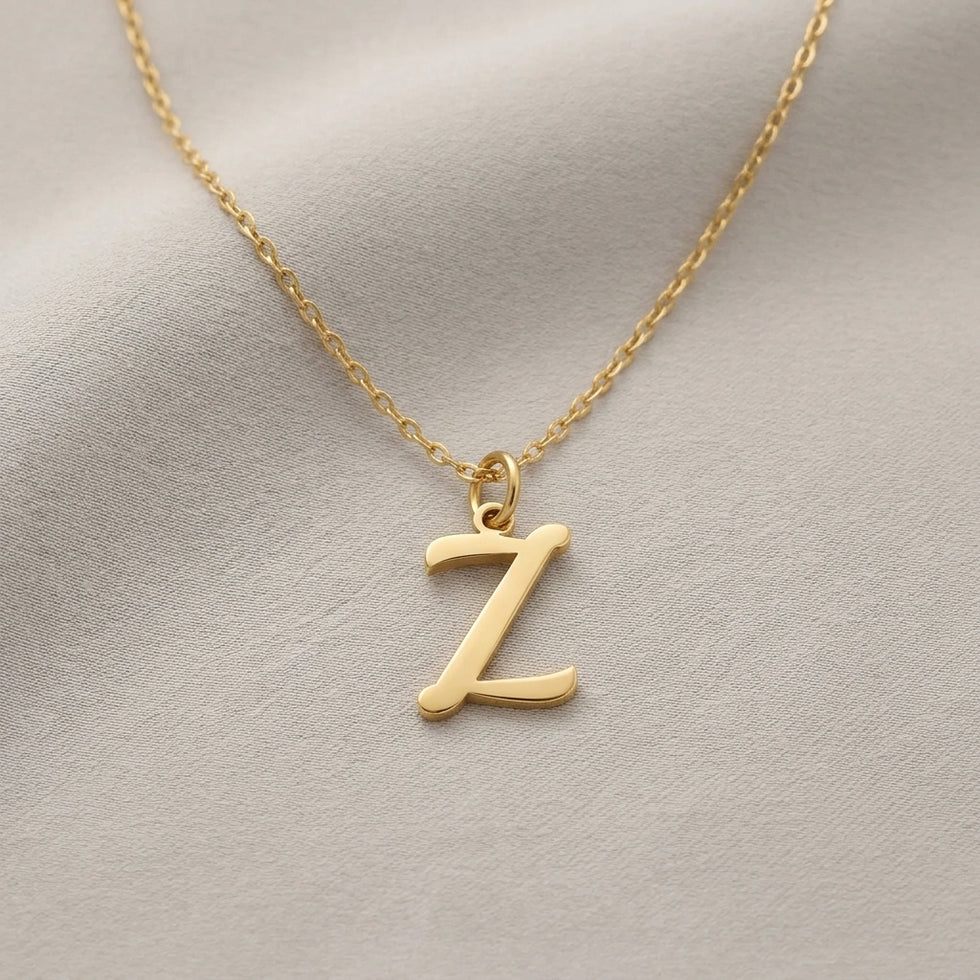 Zイニシャルネックレス