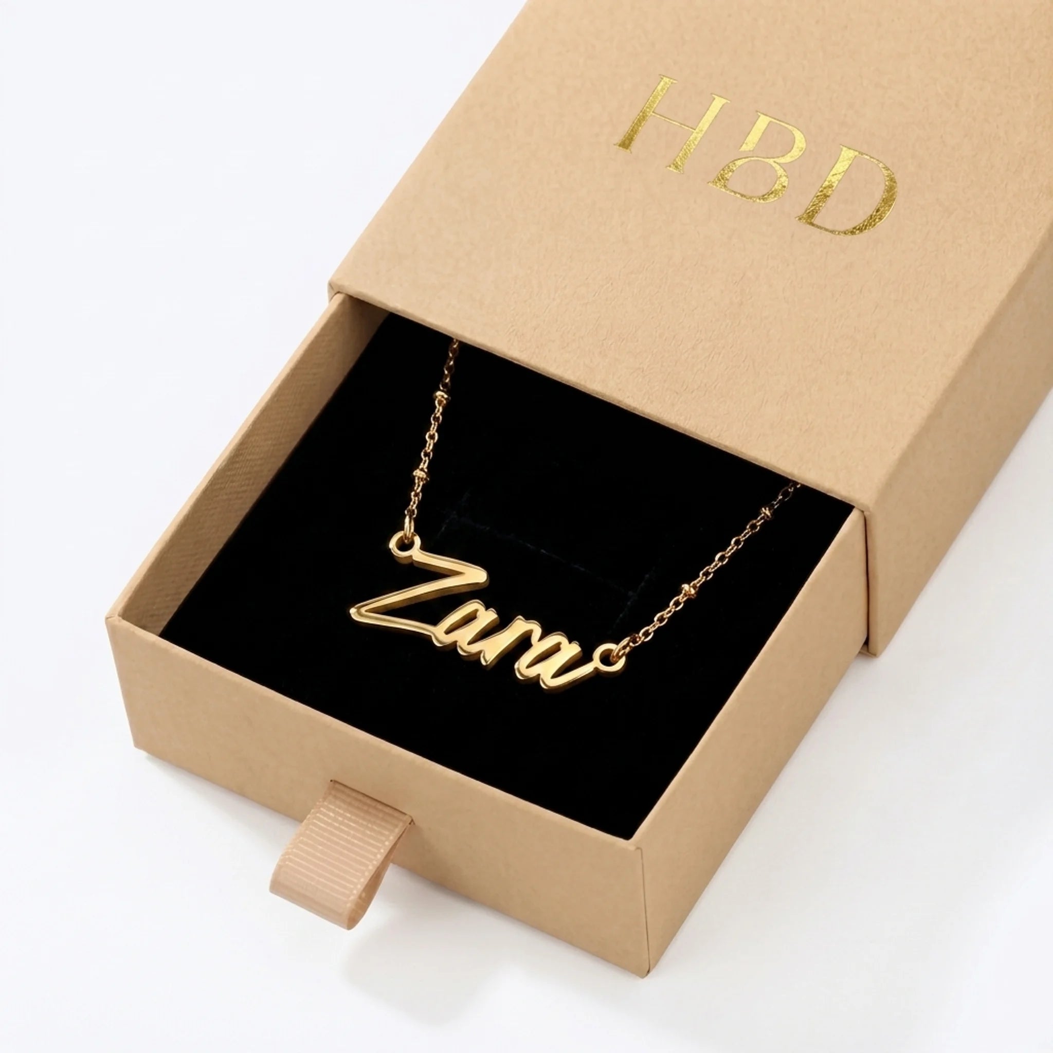 Zara Name Necklace | 18ct Gold, Silver & Vermeil | Ready to Ship