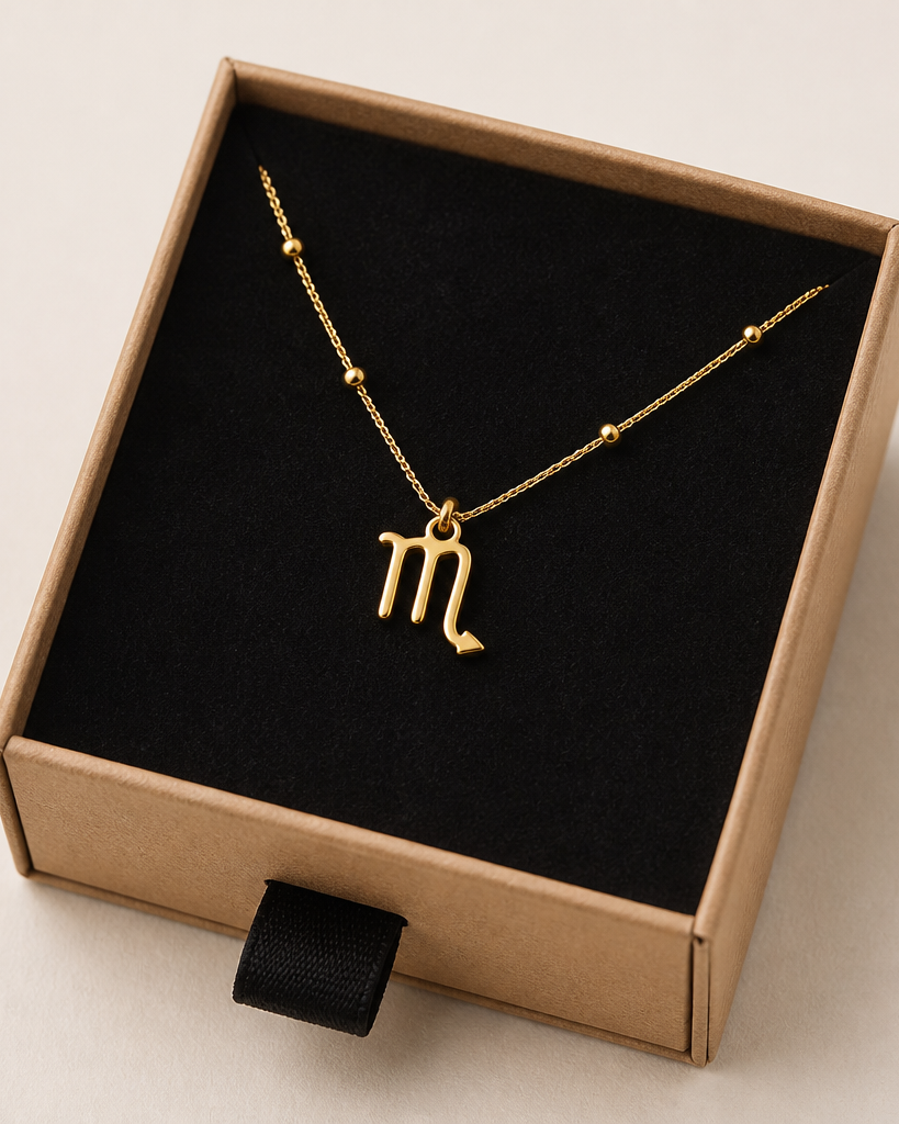 Zodiac Necklace | All 12 Star Signs | Gold, Silver & Platinum