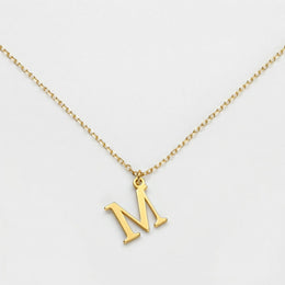 Personalised Initial Necklace | Gold, Silver & Vermeil | HBD