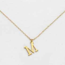 Personalised Initial Necklace | Gold, Silver & Vermeil | HBD