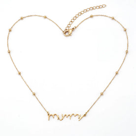Kids Handwriting Necklace | Gold, Silver & Platinum