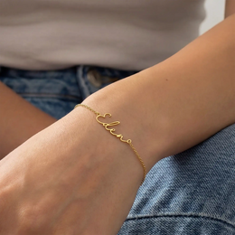 Personalised Name Bracelet | Adjustable Custom Bracelet | HBD