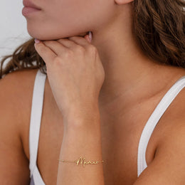 Personalised Name Bracelet | Adjustable Custom Bracelet | HBD
