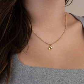 Personalised Initial Necklace | Gold, Silver & Vermeil | HBD