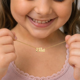 Kids Name Necklace | Personalised Children’s Necklace | HBD