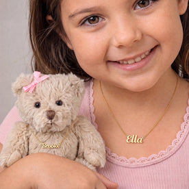 Me & My Bear - Child & Toy Matching Necklace Set