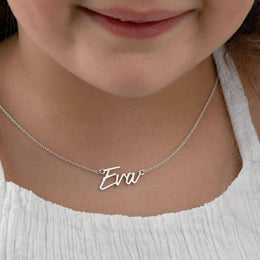 Kids Name Necklace | Personalised Children’s Necklace | HBD