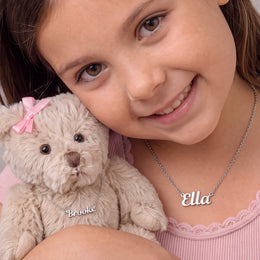 Me & My Bear - Child & Toy Matching Necklace Set