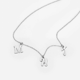 Triple Initial Necklace