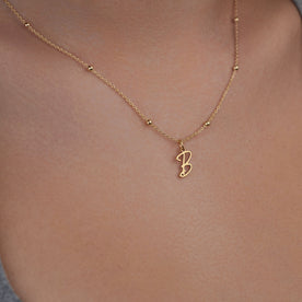 Personalised Initial Necklace | Gold, Silver & Vermeil | HBD