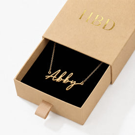 Abby Name Necklace | 18ct Gold, Silver & Vermeil | Ready to Ship