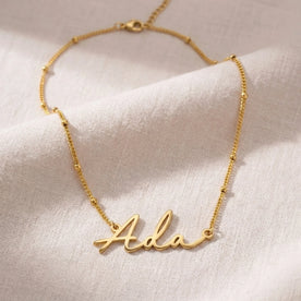 Ada Name Necklace | 18ct Gold, Silver & Vermeil | Ready to Ship