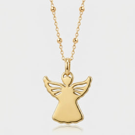 Angel Charm Necklace & Bracelet