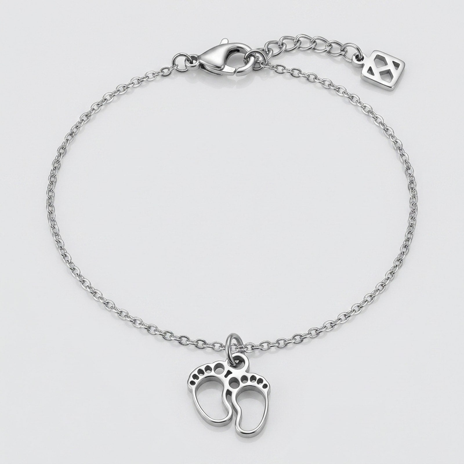 Baby Feet Charm Necklace & Bracelet