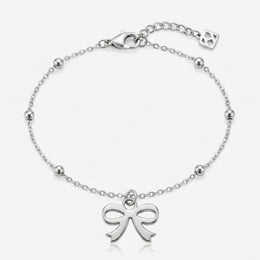 Bow Charm Necklace & Bracelet