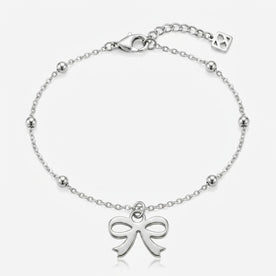 Bow Charm Necklace & Bracelet