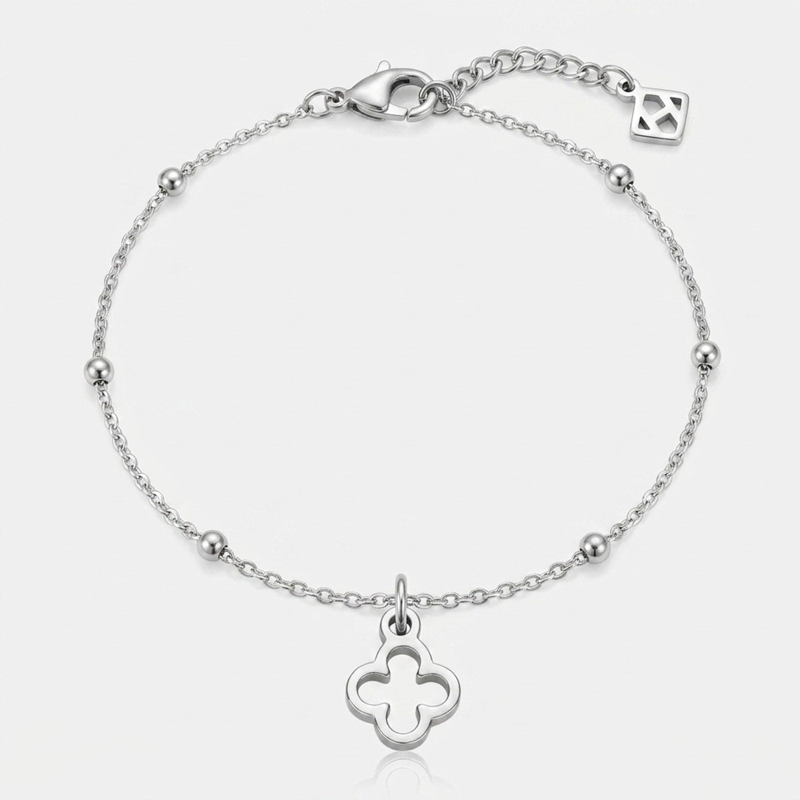Clover Charm Necklace & Bracelet