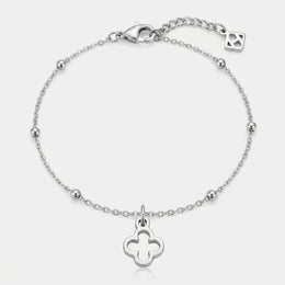 Clover Charm Necklace & Bracelet