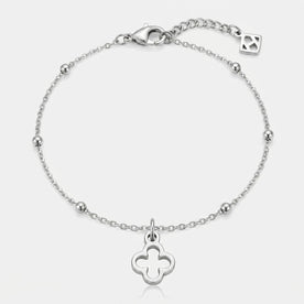 Clover Charm Necklace & Bracelet