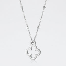 Clover Charm Necklace & Bracelet