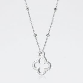 Clover Charm Necklace & Bracelet