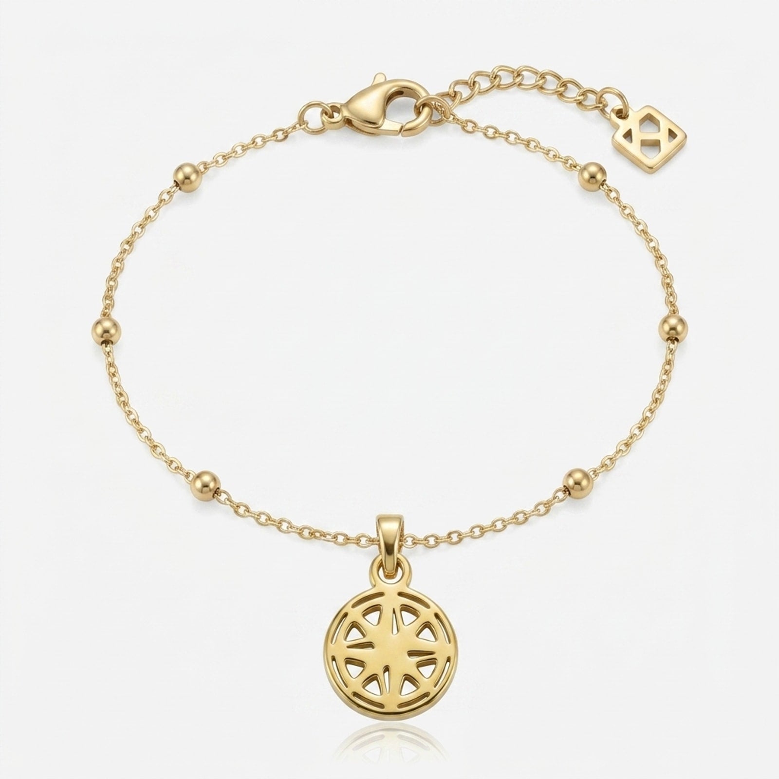 Compass Charm Necklace & Bracelet