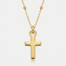 Cross Charm Necklace & Bracelet