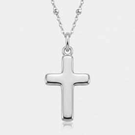 Cross Charm Necklace & Bracelet
