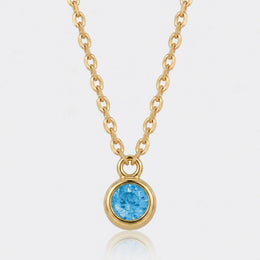 Free Gift: December Blue Zircon Birthstone