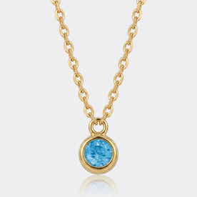Free Gift: December Blue Zircon Birthstone