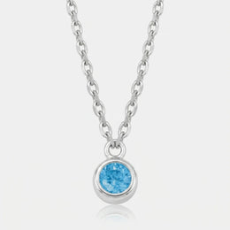 Free Gift: December Blue Zircon Birthstone