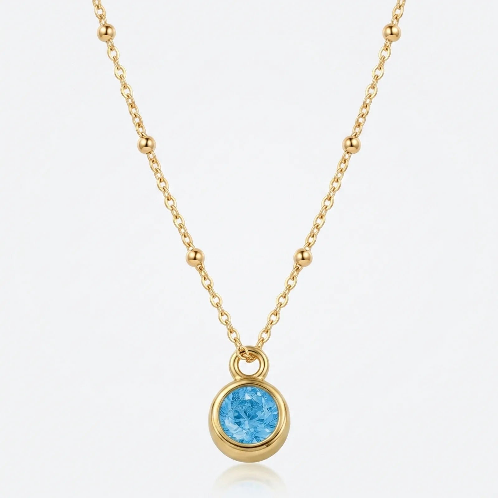 Free Gift: December Blue Zircon Birthstone